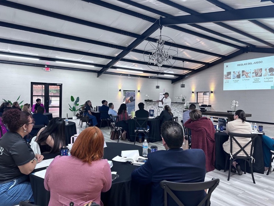 Corporate workshop session at Inspira Ranch event hall