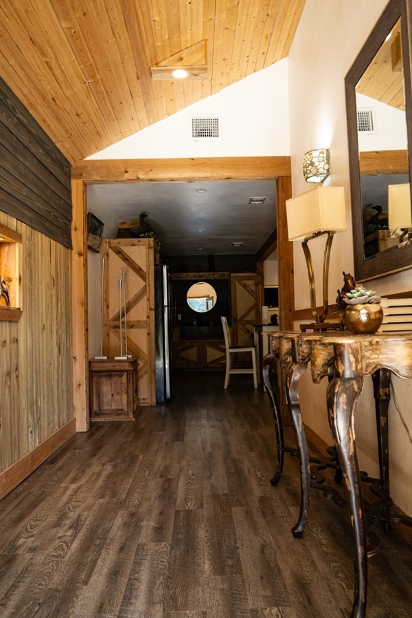 Inspira Ranch main house interior hallway